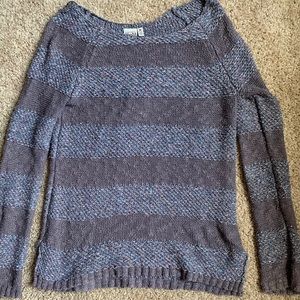 Mudd grey stripped sweater